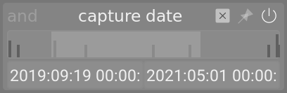 datum bereik filter